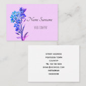 Vergessen Sie mir nicht Visitenkarte (Vorne/Hinten)