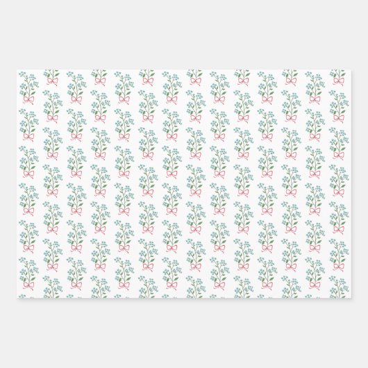 Vergessen Sie mir nicht, Wrap Holiday Wrapping Pap Geschenkpapier Set (Vorderseite 3)