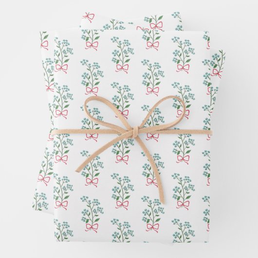 Vergessen Sie mir nicht, Wrap Holiday Wrapping Pap Geschenkpapier Set (Beispiel)