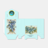 VERGESSEN SIE MIR NOTS WEDEDING AQUAMARIN BLAUE GE GESCHENKSCHACHTEL (Ungefaltet)