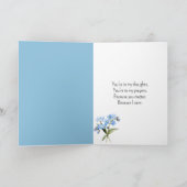 Vergessen Sie nicht, an Sie zu denken Karte (Innenseite)