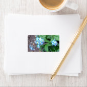 Vergessen Sie nicht-Blume Adressaufkleber (Insitu)