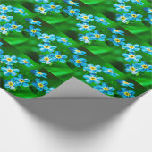 Vergessen Sie nicht-Blume Geschenkpapier (Ecke)