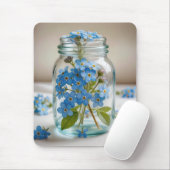 Vergessen Sie nicht-Blume in einem Jar Mousepad (Mit Mouse)