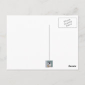 Vergessen Sie nicht-Blume Postkarte (Rückseite)
