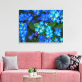 Vergessen Sie nicht-Blume überzogene Canvas Art Leinwanddruck (Insitu (Wohnzimmer))