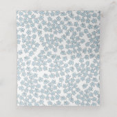 Vergessen Sie nicht-Bouquet-FrühlingsWedding Platzkarte (Innenseite Aufgefaltet)