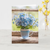 Vergessen Sie nicht Bouquet Vielen Dank Karte (Gelbe Blume)