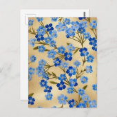 Vergessen Sie nicht Chiyogami Postkarte (Vorne/Hinten)