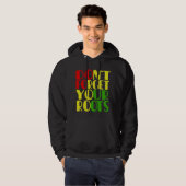 Vergessen Sie nicht, dass Sie einen schwarz-afrika Hoodie (Vorne ganz)