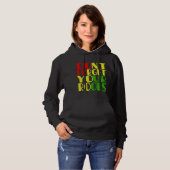 Vergessen Sie nicht, dass Sie einen schwarz-afrika Hoodie (Vorne ganz)