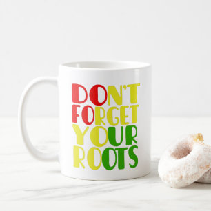 Vergessen Sie nicht, dass Sie Ihr schwarz-afrikani Kaffeetasse