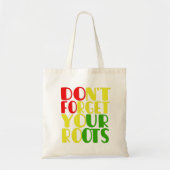 Vergessen Sie nicht, dass Sie Ihr schwarz-afrikani Tragetasche (Vorne)