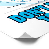 Vergessen Sie nicht, den Cartoon zu überschwemmen Poster (Ecke)