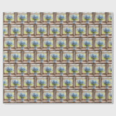 Vergessen Sie nicht den Kaffee-Cup Geschenkpapier (Flach)