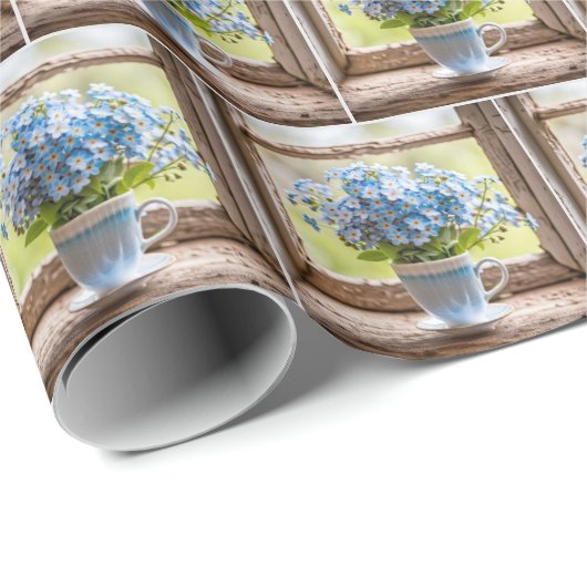 Vergessen Sie nicht den Kaffee-Cup Geschenkpapier (Rolleneckpunkt)