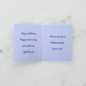 Vergessen Sie nicht die Blume mit Goldakzenten (Innenseite)