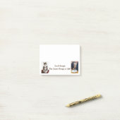 Vergessen Sie nicht die Fotovorlage Post-it Klebezettel (Auf Schreibtisch)