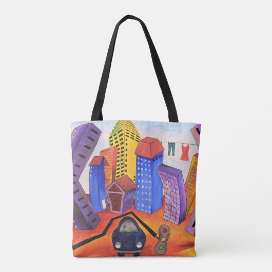 Vergessen Sie nicht die Mülltüte Tasche (Rückseite)