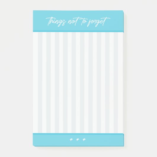 Vergessen Sie nicht die Post-it®-Hinweise Post-it Klebezettel (Vorderseite)