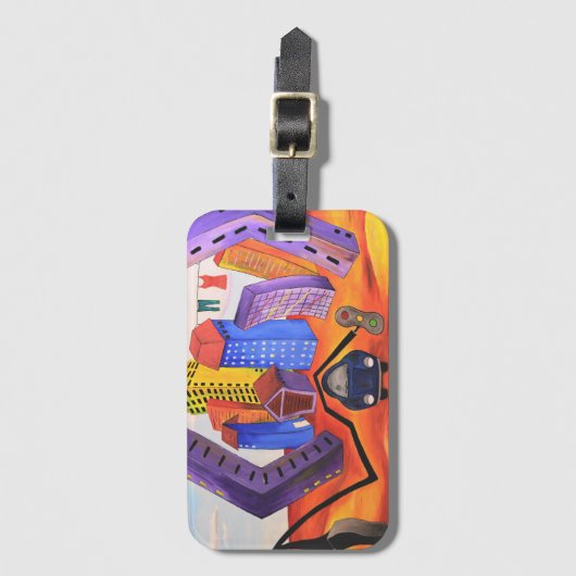 Vergessen Sie nicht die Wash-Gepäckmarke Gepäckanhänger (Vorderseite Vertikal)