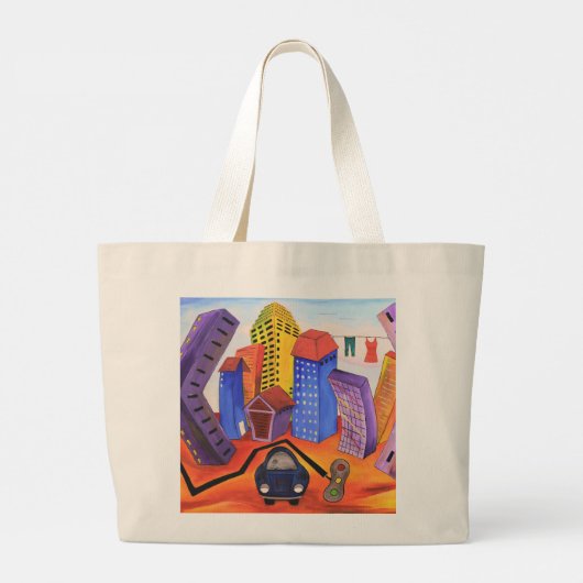 Vergessen Sie nicht die Wash Jumbo Tote Tasche (Rückseite)