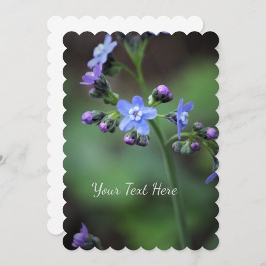 Vergessen Sie nicht Einladung (Vorne/Hinten)