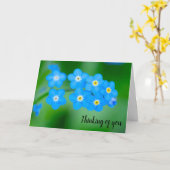 Vergessen Sie nicht Erinnerung und Beileid Karte (Gelbe Blume)