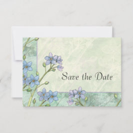 Vergessen Sie nicht-florale Hochzeit speichern Sie Save The Date