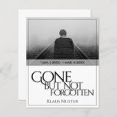 Vergessen Sie nicht - hell (Vorne/Hinten)