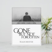 Vergessen Sie nicht - hell (Stehend Vorderseite)