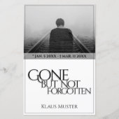 Vergessen Sie nicht - hell (Vorderseite)