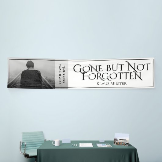 Vergessen Sie nicht - hell Banner (Messeveranstaltung)