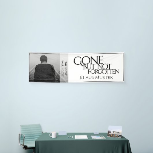 Vergessen Sie nicht - hell Banner (Messeveranstaltung)