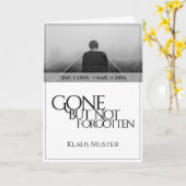 Vergessen Sie nicht - hell Karte (Gelbe Blume)