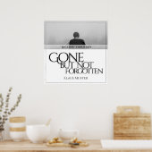 Vergessen Sie nicht - hell Poster (Küche)