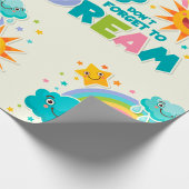 Vergessen Sie nicht, inspirierende Sonnenwolken zu Geschenkpapier