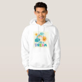 Vergessen Sie nicht, inspirierende Sonnenwolken zu Hoodie (Vorne ganz)