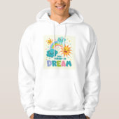 Vergessen Sie nicht, inspirierende Sonnenwolken zu Hoodie (Vorderseite)