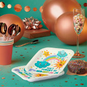 Vergessen Sie nicht, inspirierende Sonnenwolken zu Pappteller