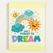 Vergessen Sie nicht, inspirierende Sonnenwolken zu Planer (Vorderseite)