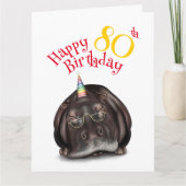 Vergessen Sie nicht, Party zu vergessen, Sleepy Hi Karte (Vorderseite)