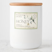 Vergessen Sie nicht Pergament Bienenhonig nach der Lebensmitteletikett (Vorderseite)