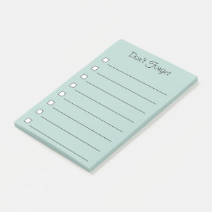 Vergessen Sie nicht Post-Itanmerkungen Post-it Klebezettel