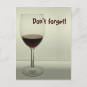 Vergessen Sie nicht - Postkarte (Vorderseite)