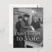 Vergessen Sie nicht Postkarte zu wählen (Vorne/Hinten)