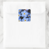 Vergessen Sie nicht Quadratischer Aufkleber (Tasche)