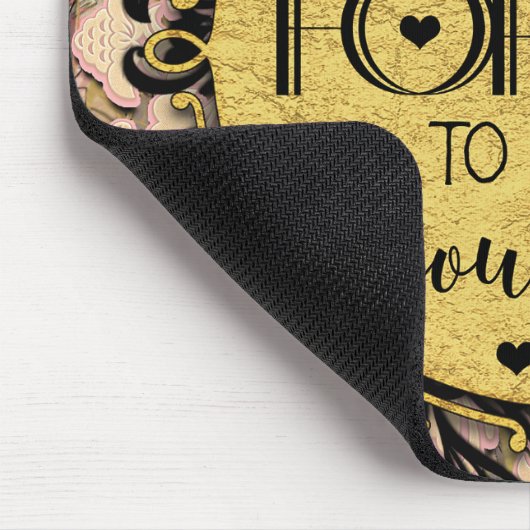 Vergessen Sie nicht, sich selbst in der Liebe zu v Mousepad (Ecke)