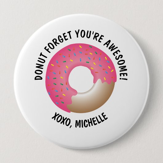 Vergessen Sie nicht Sie sind Phantastisch Valentin Button (Vorderseite)