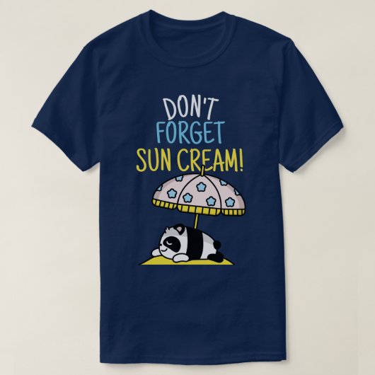 Vergessen Sie nicht Sonnencreme Uv Bewusstsein Uv T-Shirt (Design vorne)